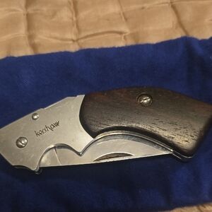 Kersh Silver Blade with Dark Brown Handle